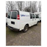 2014 G2500 CARGO VAN WITH CONTRACTOR SHELFS