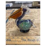 Art glass pelican