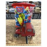 Blocks and Tonka truck