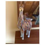 Llama pottery art