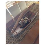 Wine barrel center piece