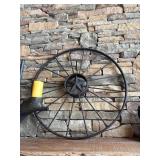 Iron wagon wheel