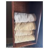 Towels in all 3 bathrooms