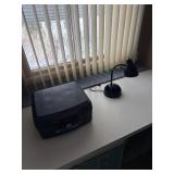 Safe no keys and lamp