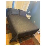 Queen bed with frame