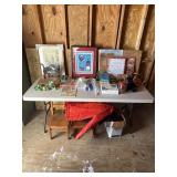 Assorted lot table not included