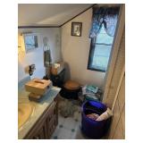 Contents of bathroom upstairs