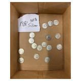 1968 40% silver  halves