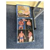 Vintage wrestling game and puzzle