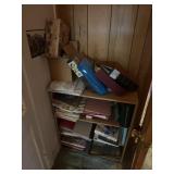 Book shelf with contents