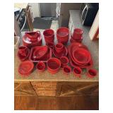 Large lot of fiesta ware