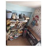2 bookshelfï¿½s with contents