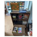 Book shelf with contents