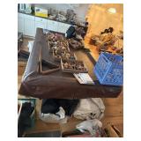 Pool table and rack and pool sticks