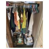 Contents of closet