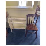 Quilt rack and chair