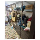 Contents of right side of room only