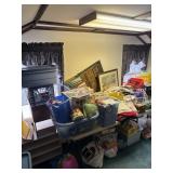 Craft lot folding table not included