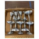 Signed Italian pewter glassss?