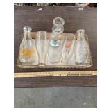 Milk bottles