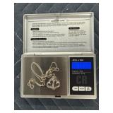 .925 necklace with heart pendant .172 oz