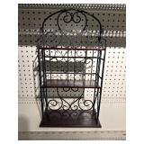Iron and wood rack