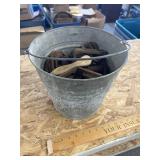 Bucket with contents