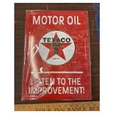 Metal Texaco sign