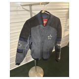 Vintage Large leather cowboys coat