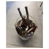 Bucket with contents