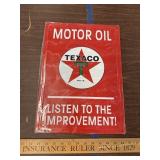 Metal Texaco sign