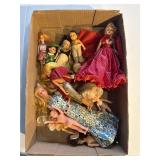 Assorted dolls
