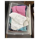 Tote full of clothes