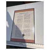 Emancipation proclamation print