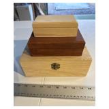 Wood boxes