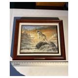 Bradford exchange numbered on canvas