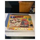 Electric trucking slot car track no cars