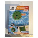 Floating golf bullseye set