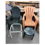 4-Outdoor chairs and. Tables