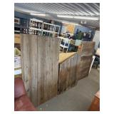 Barn wood house 2 side panels, back and roof