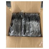 Case of black serving forks