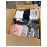 Storage. Bins and folders