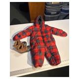 Baby snow suit and boots