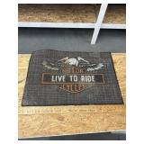 Harley floor mat