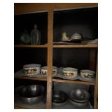 Contents of kitchen cabinet