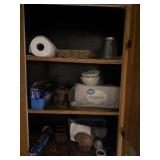 Contents of cabinet