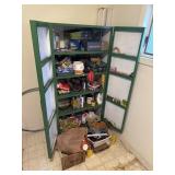 Cabinet and contents