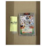 5/99 James Simon auto leaf card