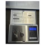.925 earrings .168 oz