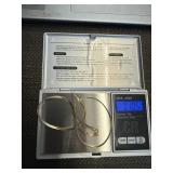 .585 gold necklace .104 oz